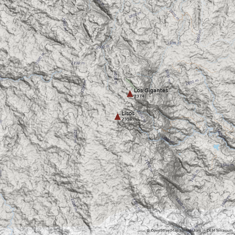 Mapa Cerro Lisos