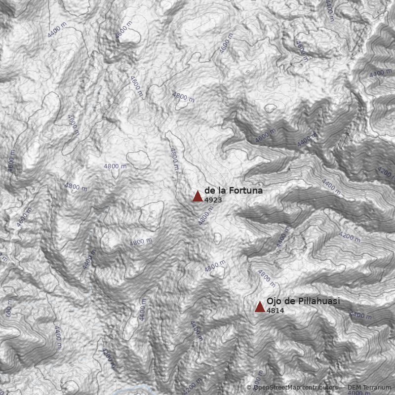Mapa Cerro de la Fortuna