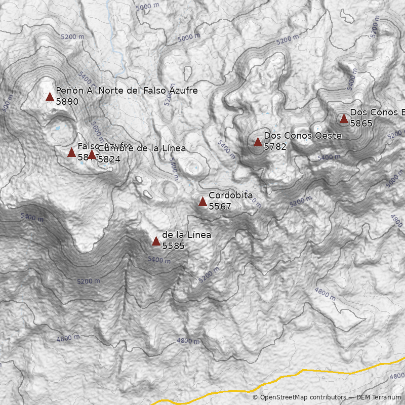 Mapa Cerro Cordobita