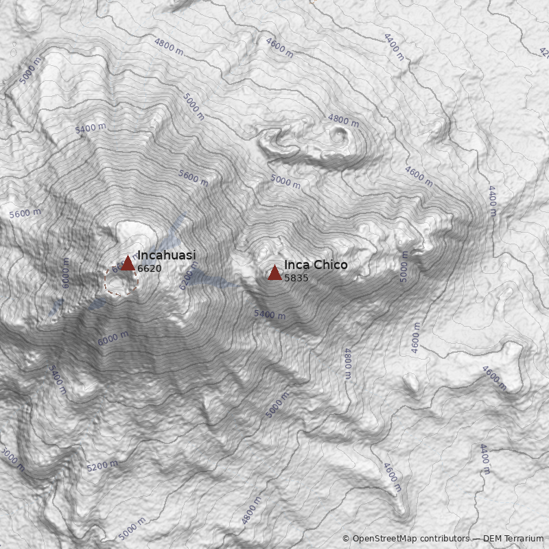 Mapa Cerro Inca Chico