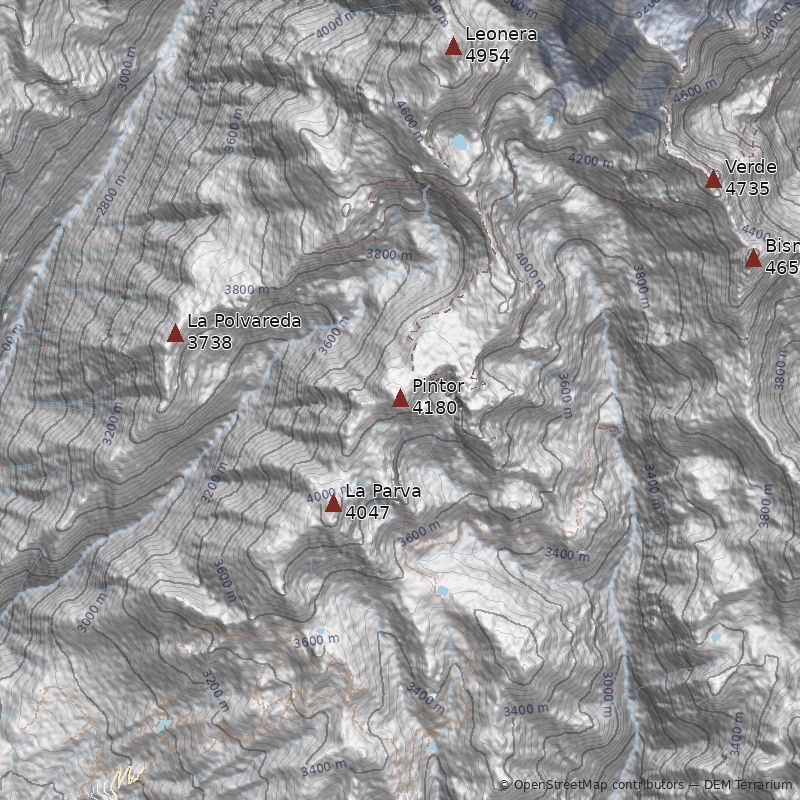 Mapa Cerro Pintor