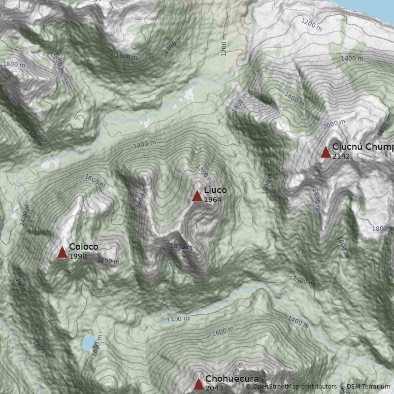 Mapa Cerro Liuco