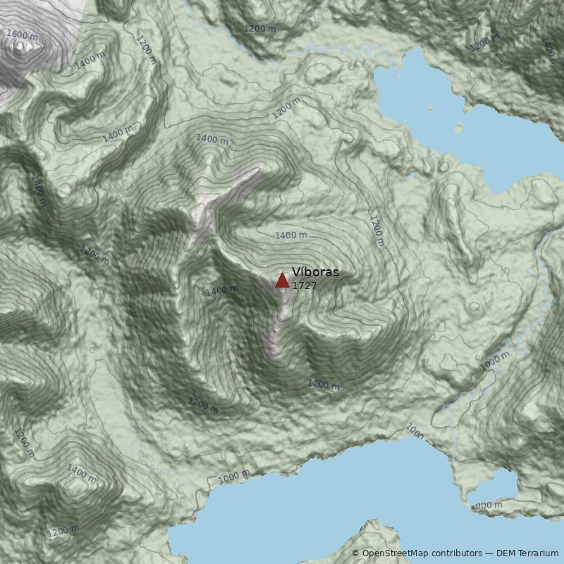 Mapa Cerro Víboras