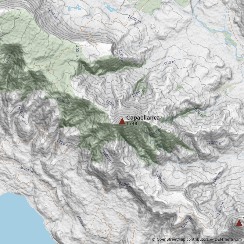 Mapa Cerro Capaollanca