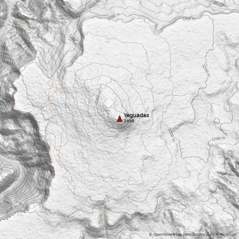 Mapa Cerro Yeguadas