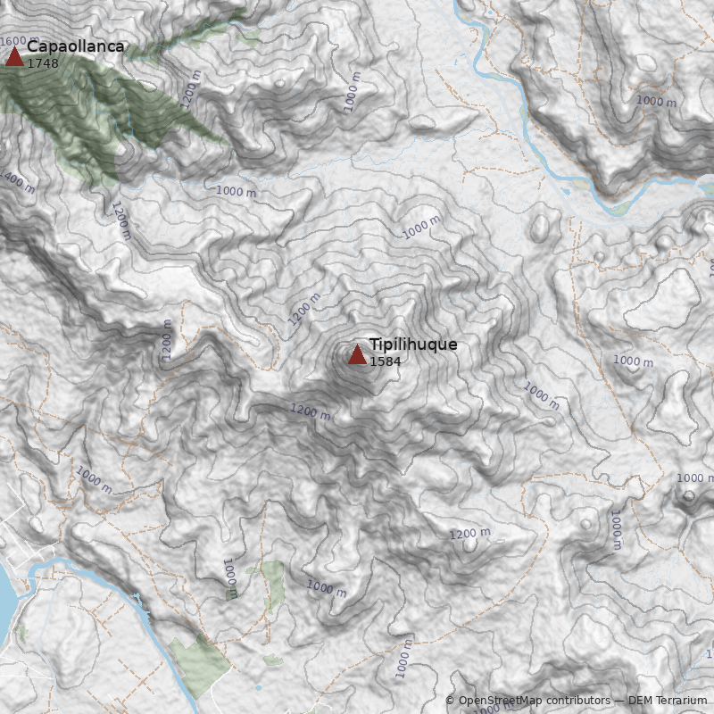 Mapa Cerro Tipilihuque