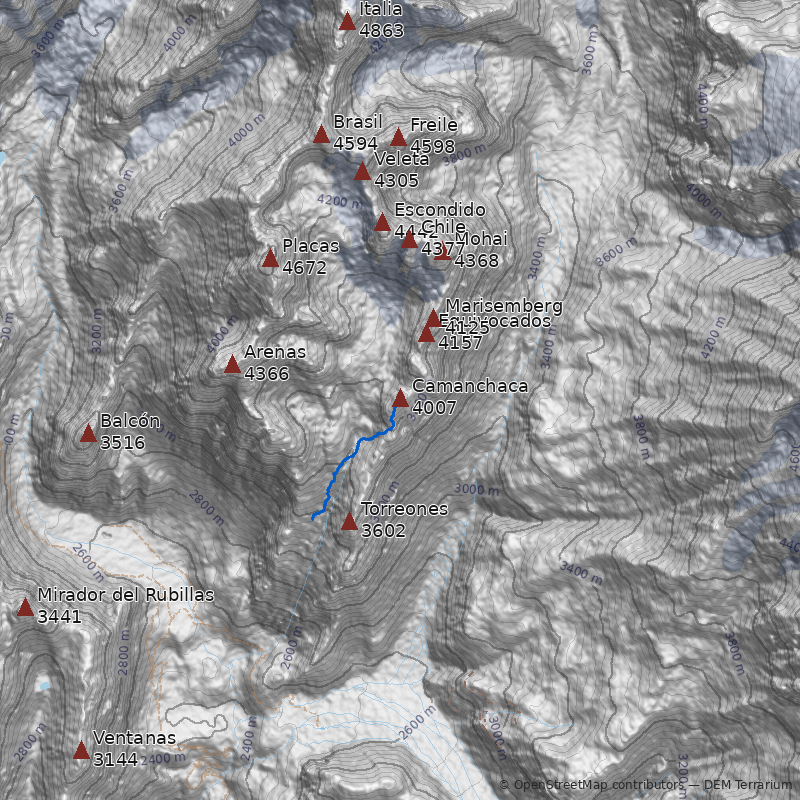 Mapa Punta Camanchaca