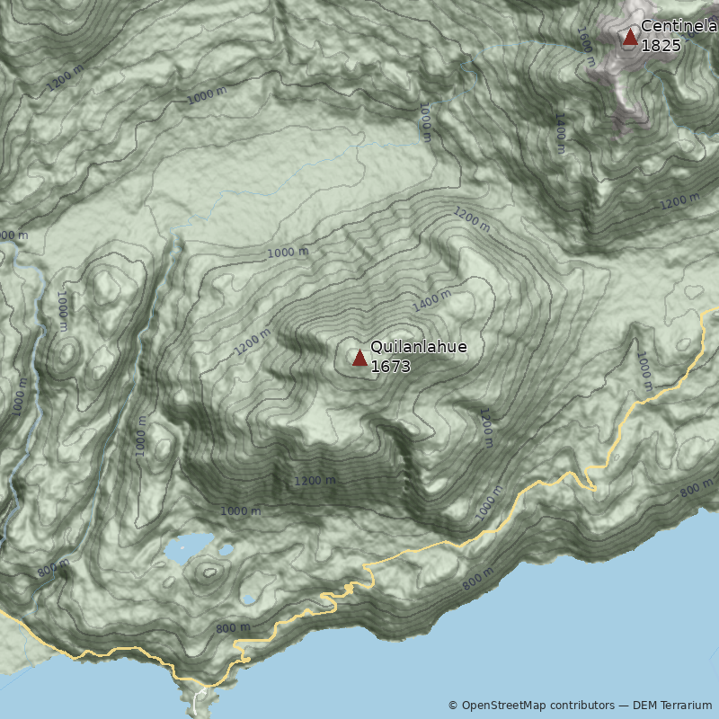Mapa Cerro Quilanlahue