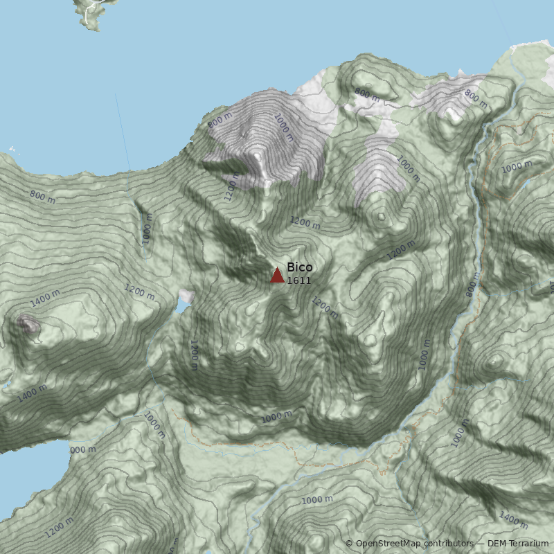 Mapa Cerro Bico