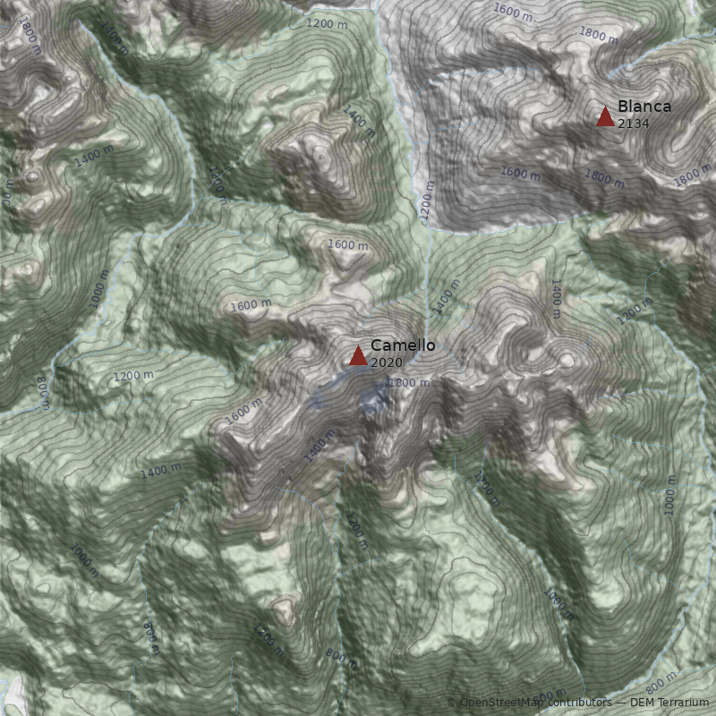 Mapa Cerro Camello
