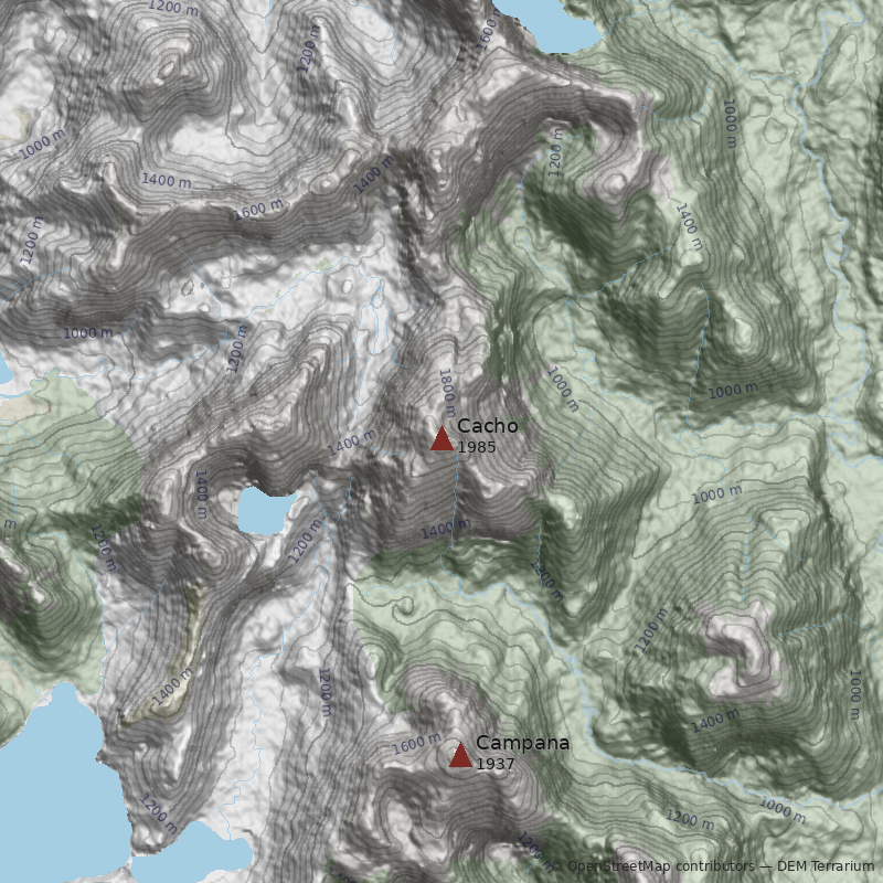 Mapa Cerro Cacho