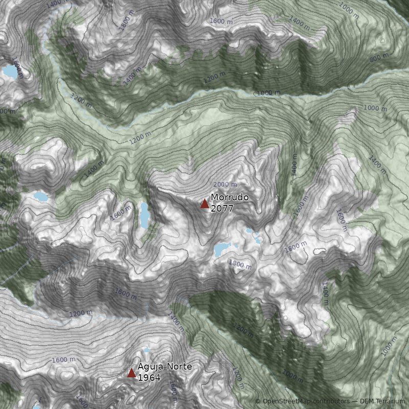 Mapa Cerro Morrudo