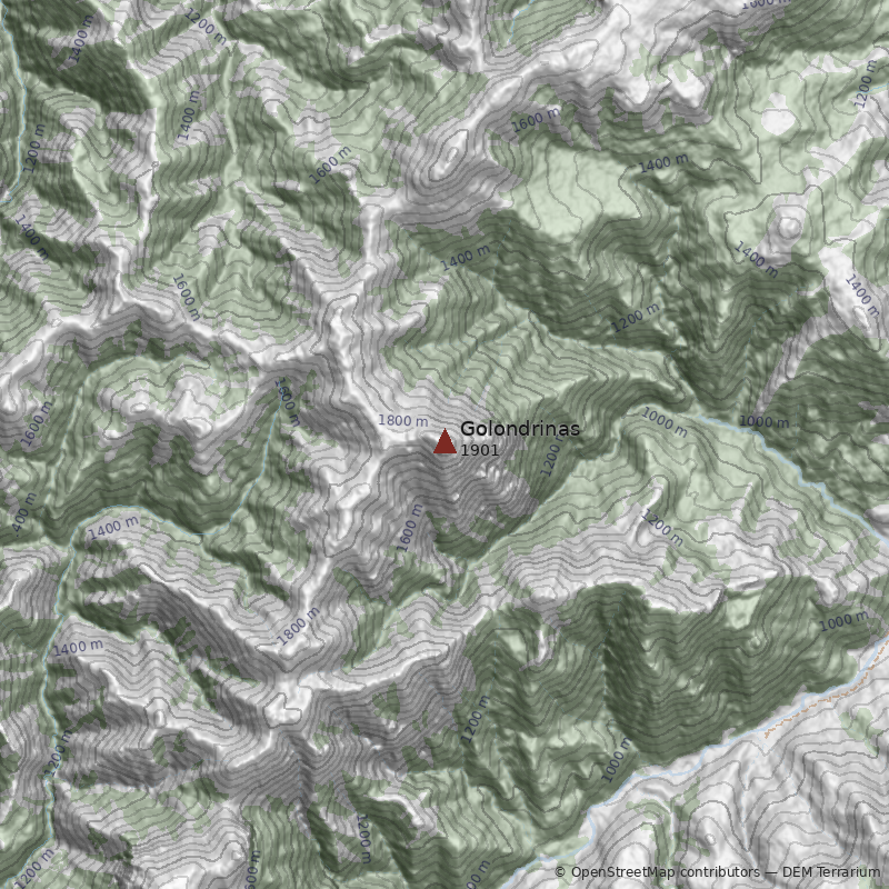 Mapa Cerro Golondrinas