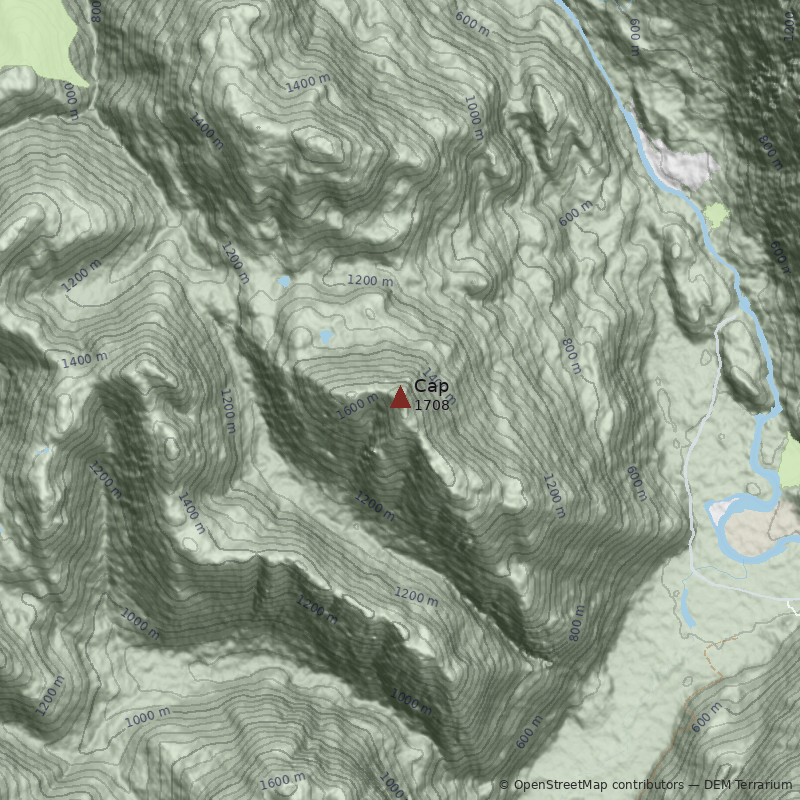 Mapa Cerro Cap