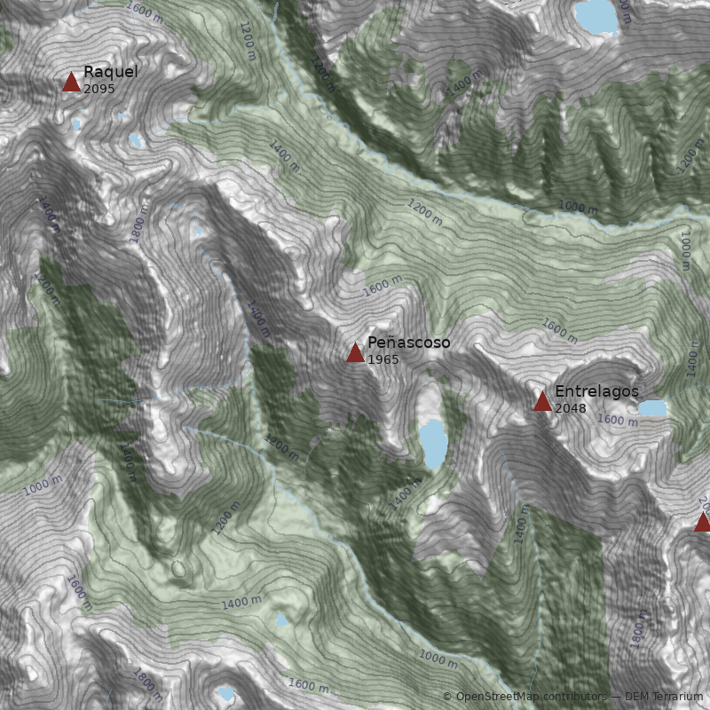 Mapa Cerro Peñascoso