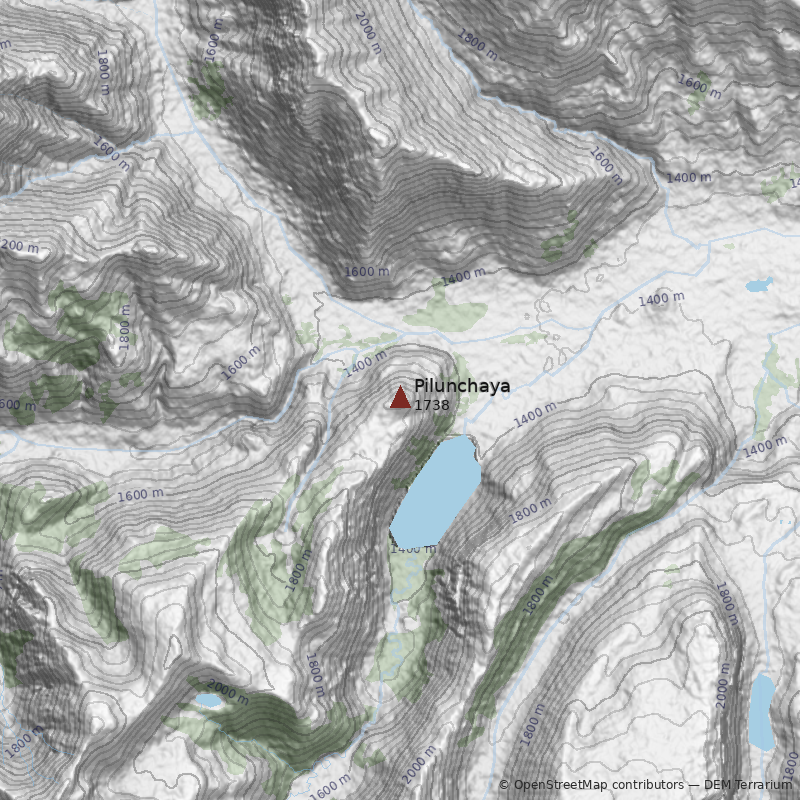 Mapa Cerro Pilunchaya