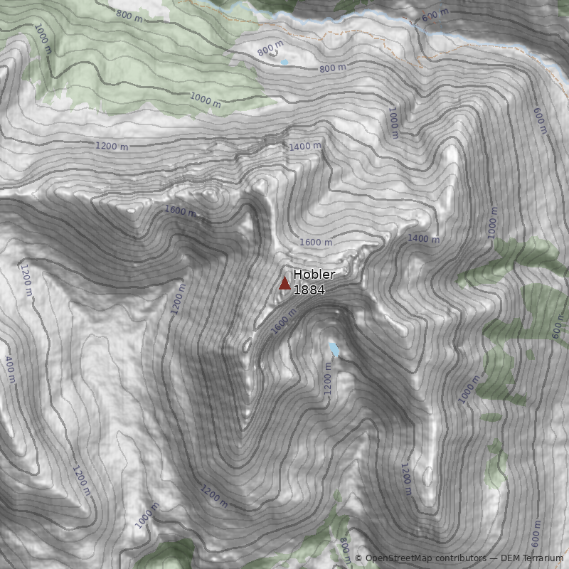 Mapa Cerro Hobler