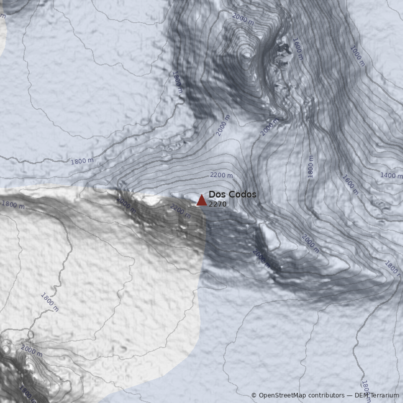 Mapa Cerro Dos Codos
