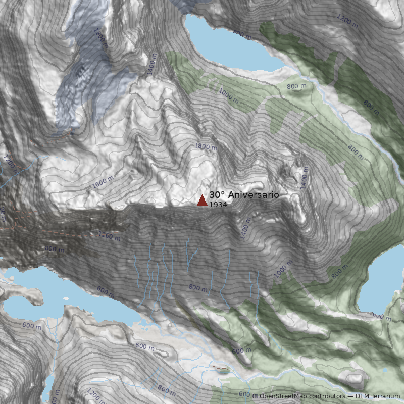 Mapa Cerro 30° Aniversario