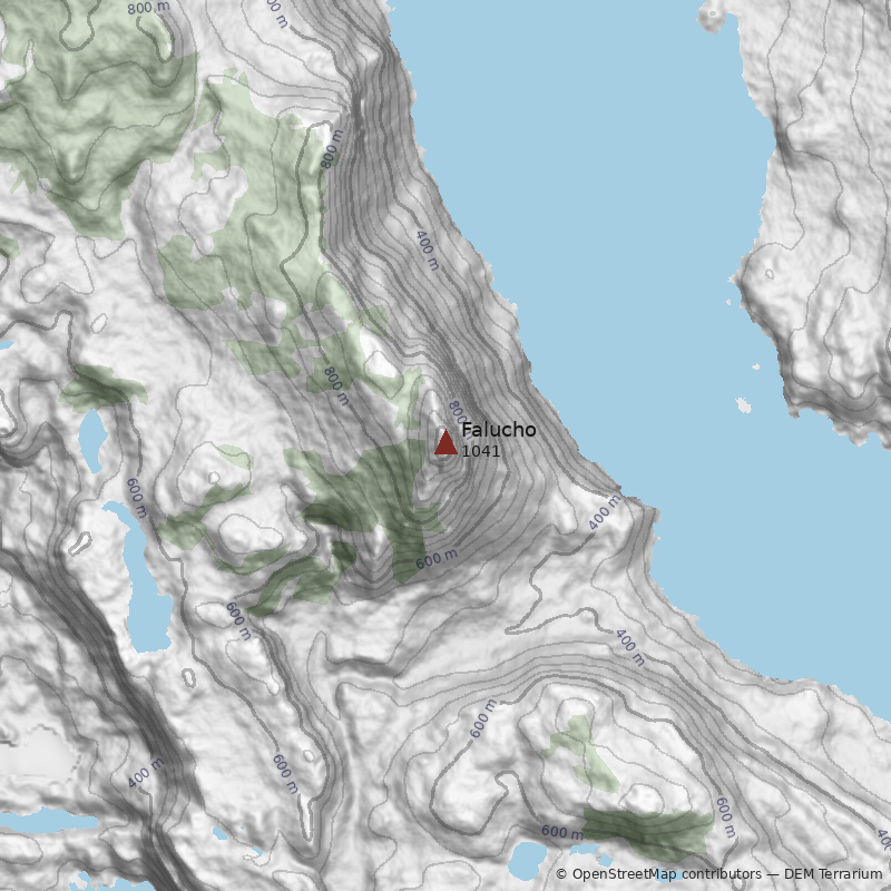 Mapa Cerro Falucho