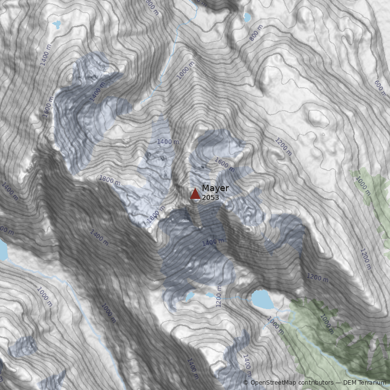 Mapa Cerro Mayer