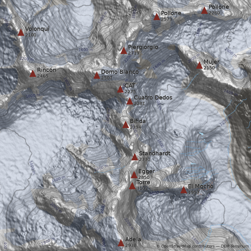 Mapa Aguja Bífida