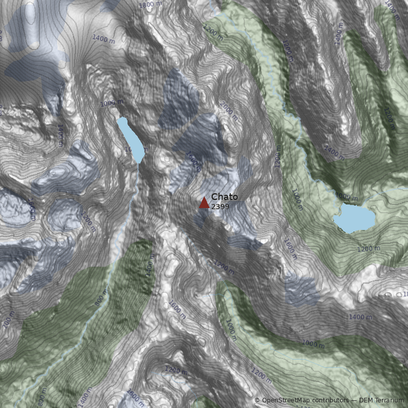 Mapa Cerro Chato