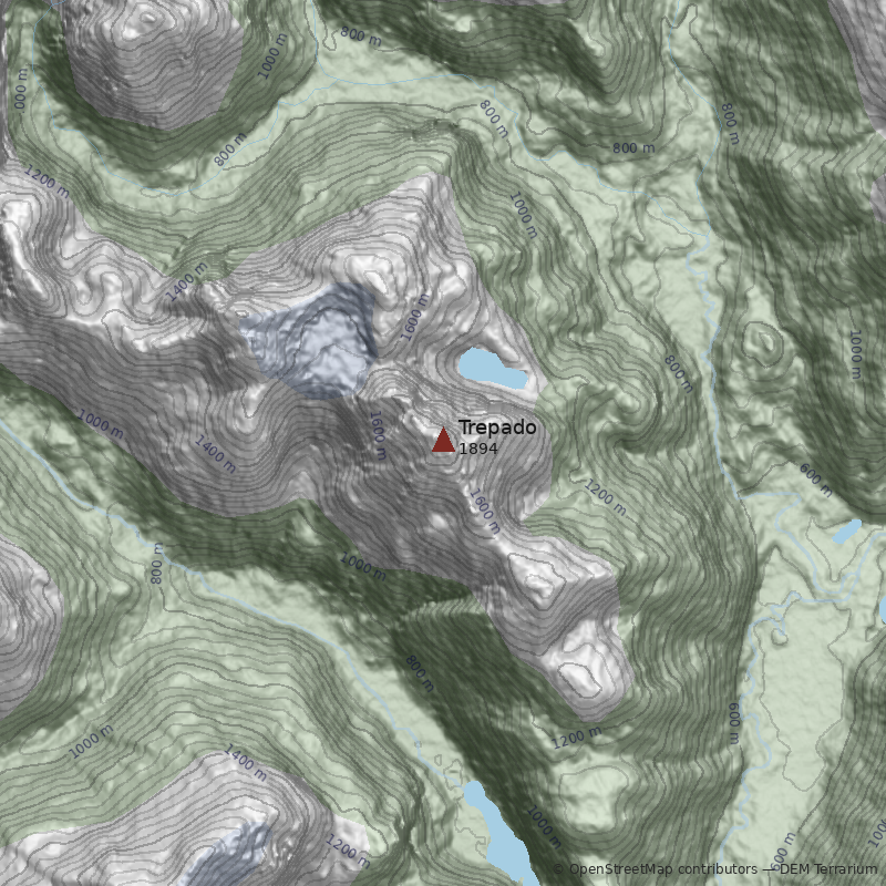 Mapa Cerro Trepado