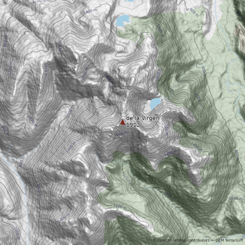 Mapa Cerro de la Virgen