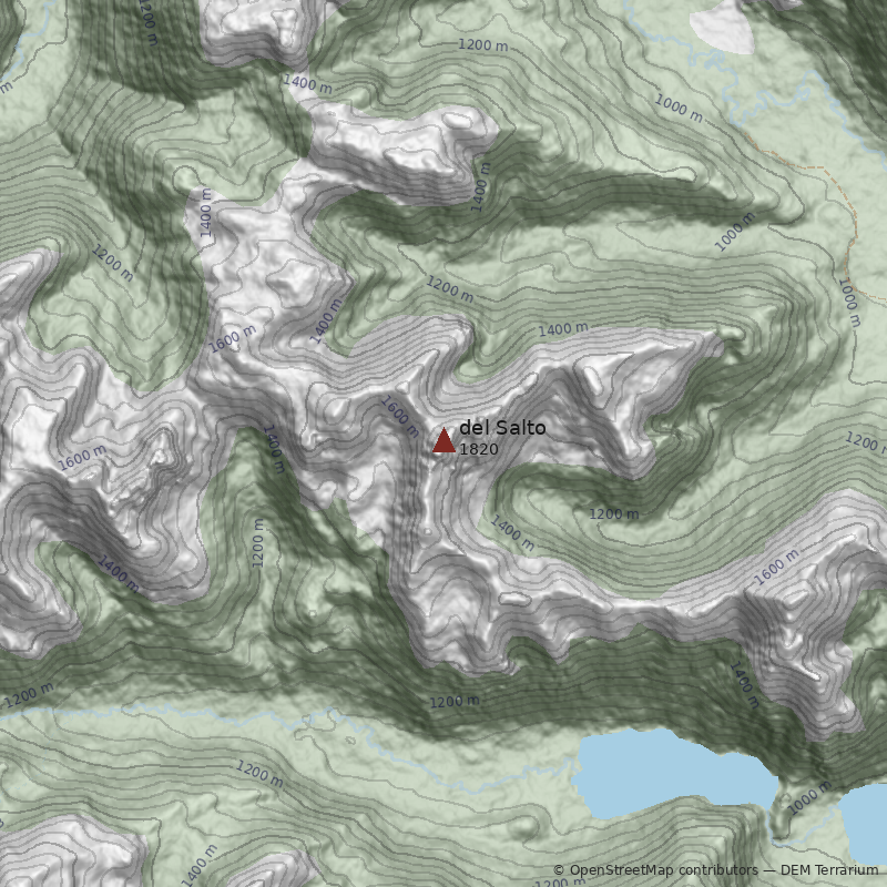 Mapa Cerro del Salto