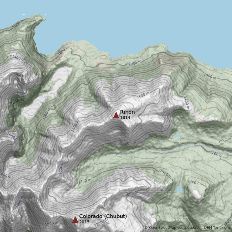 Mapa Cerro Riñón