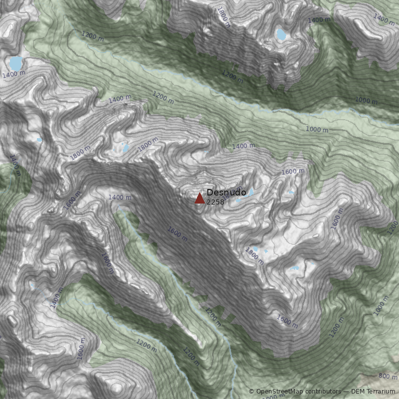 Mapa Cerro Desnudo