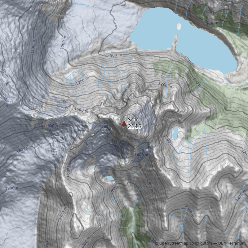 Mapa Cerro Solo