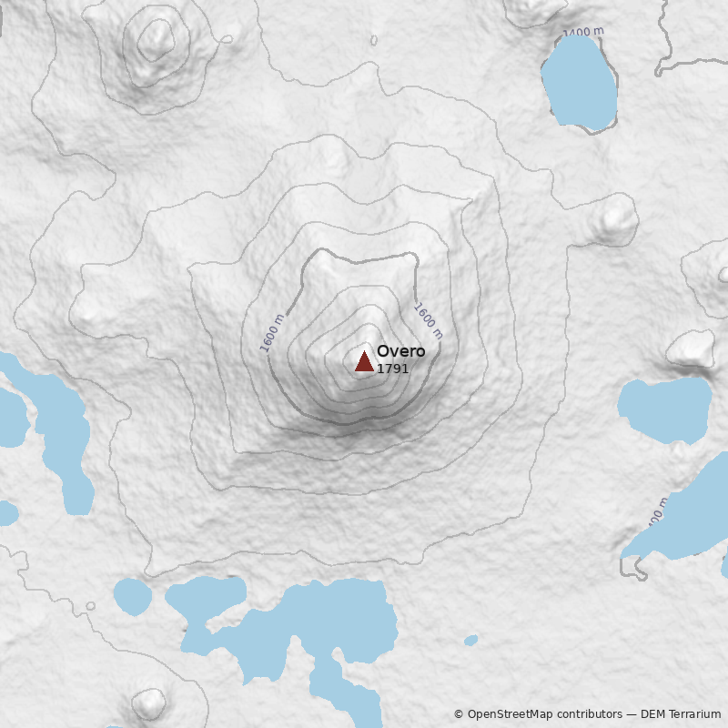 Mapa Cerro Overo