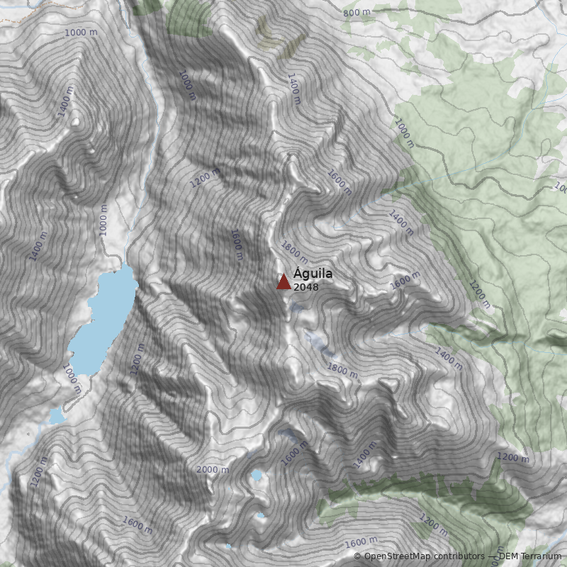 Mapa Cerro Águila
