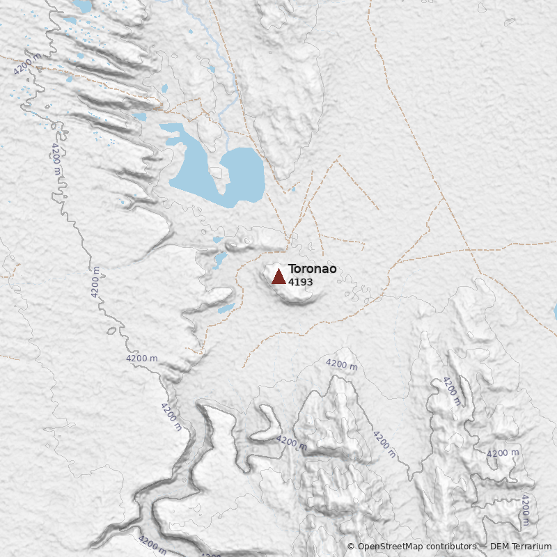 Mapa Cerro Toronao