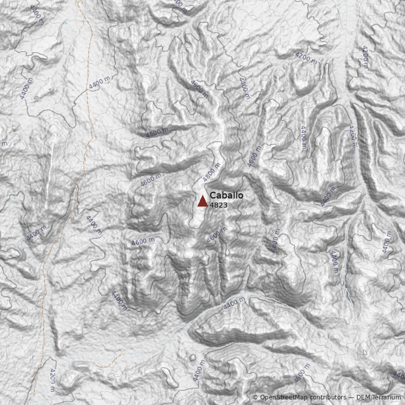 Mapa Cerro Caballo