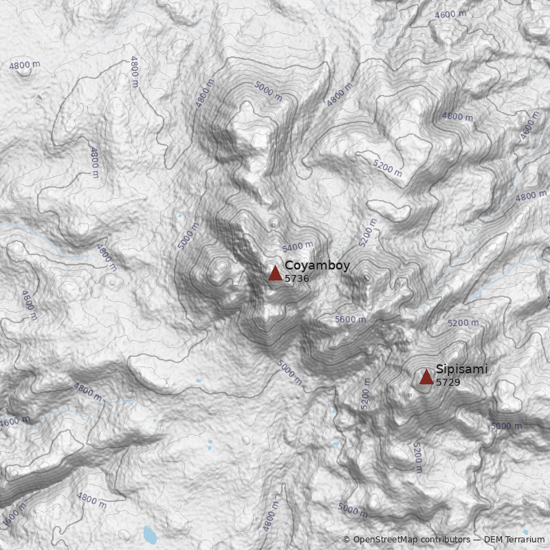 Mapa Cerro Coyamboy