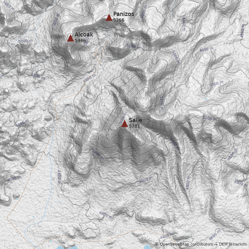 Mapa Cerro Salle