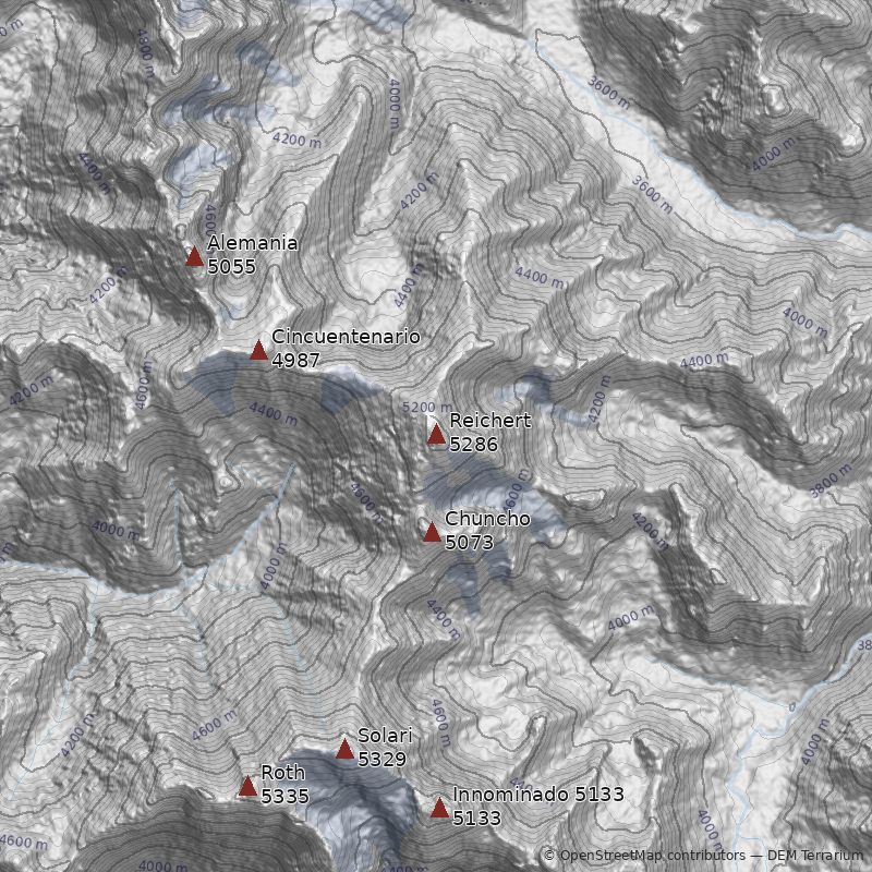 Mapa Cerro Reichert