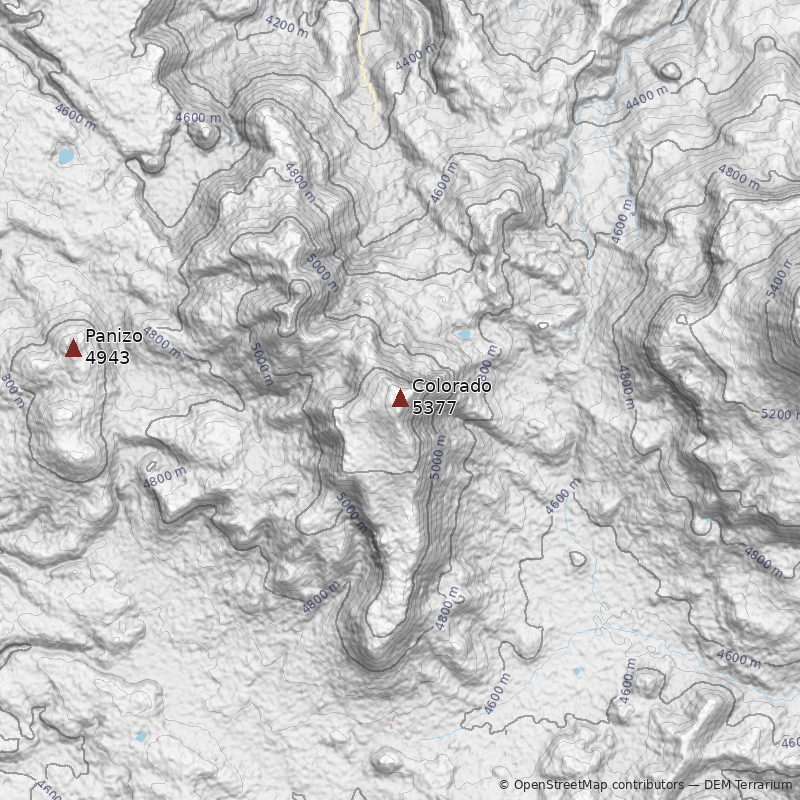 Mapa Cerro Colorado