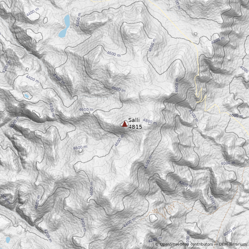 Mapa Cerro Salli