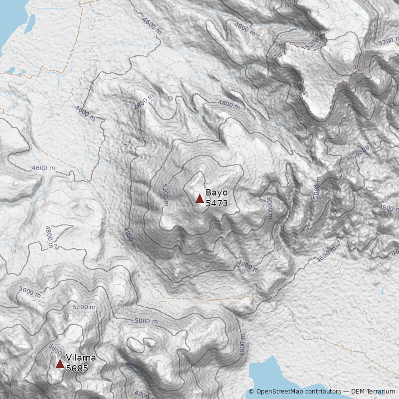 Mapa Cerro Bayo