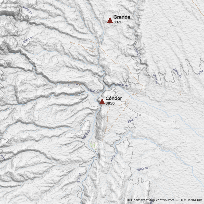 Mapa Cerro Cóndor