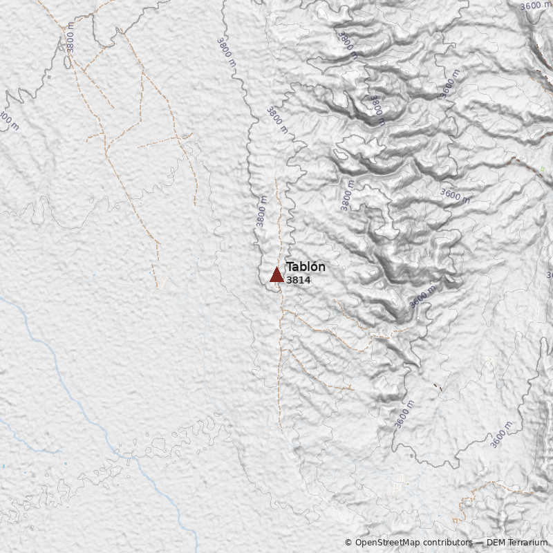 Mapa Cerro Tablón