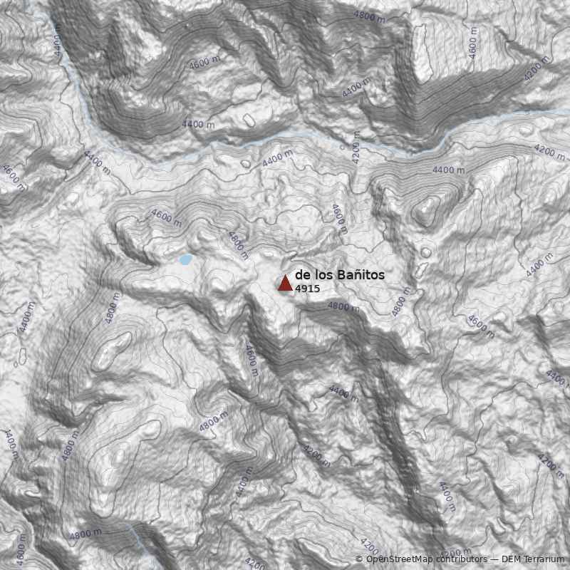 Mapa Cerro de los Bañitos