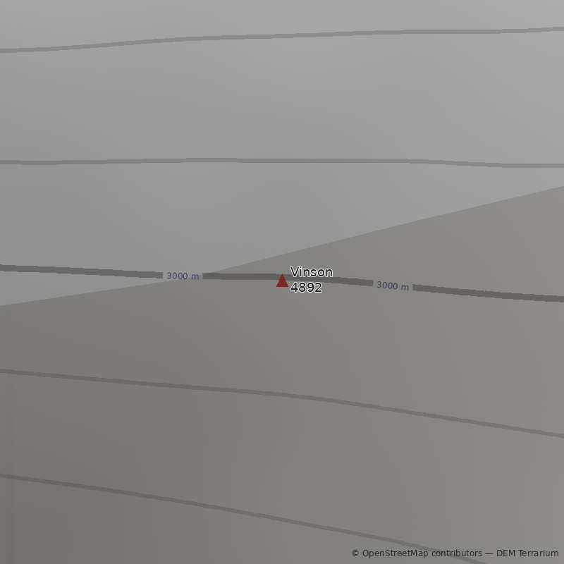 Mapa Monte Vinson