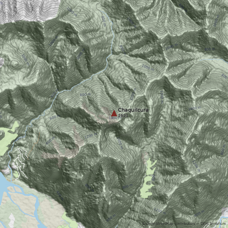 Mapa Cerro Chaquilcura