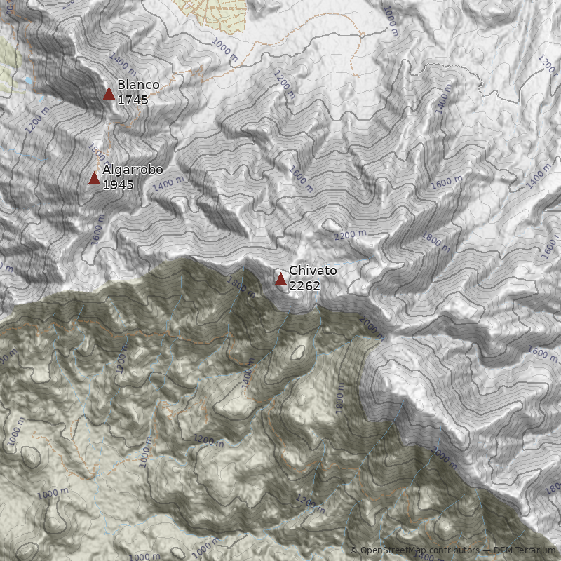 Mapa Cerro Chivato