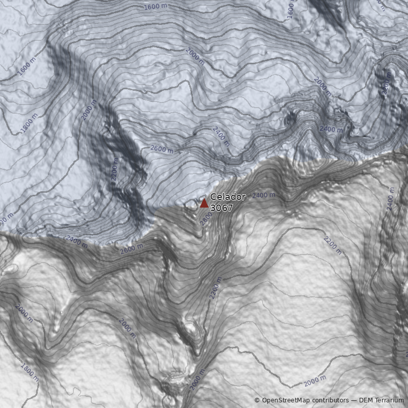 Mapa Cerro Celador
